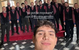 Damiano con coro carrales