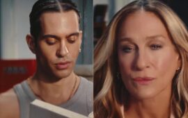 Mahmood e Sarah Jessica Parker nel video di Zalando