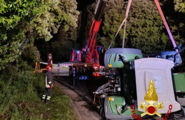 l'incidente a Villagrande PH Vigili del fuoco