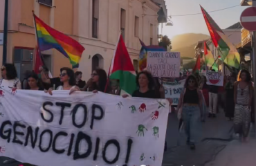 Corte Bruxas a Tortolì Pro Palestina