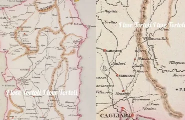 carta stradale antica sardegna