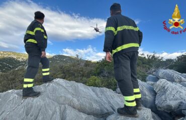 Recuperato turista smarrito sul sentiero per Cala Luna a Dorgali