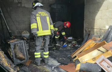 Incendio Lanusei PH Vigili del Fuoco