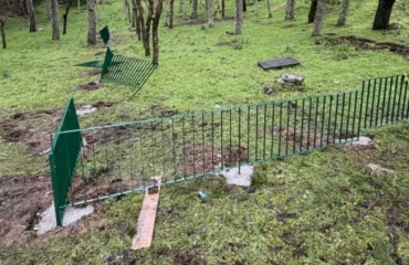 nuoro recinzione divelta