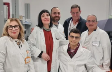 Il dottor Mohand Abulihya con equipe Ematologia Nuoro 2